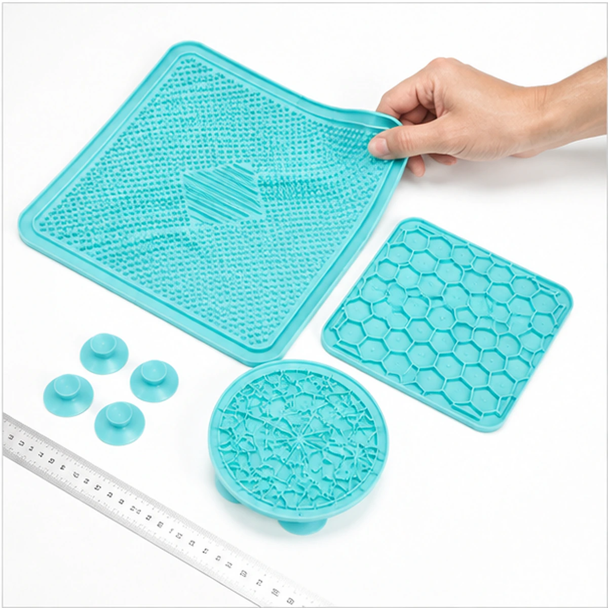 Suction Lick Mat Set care