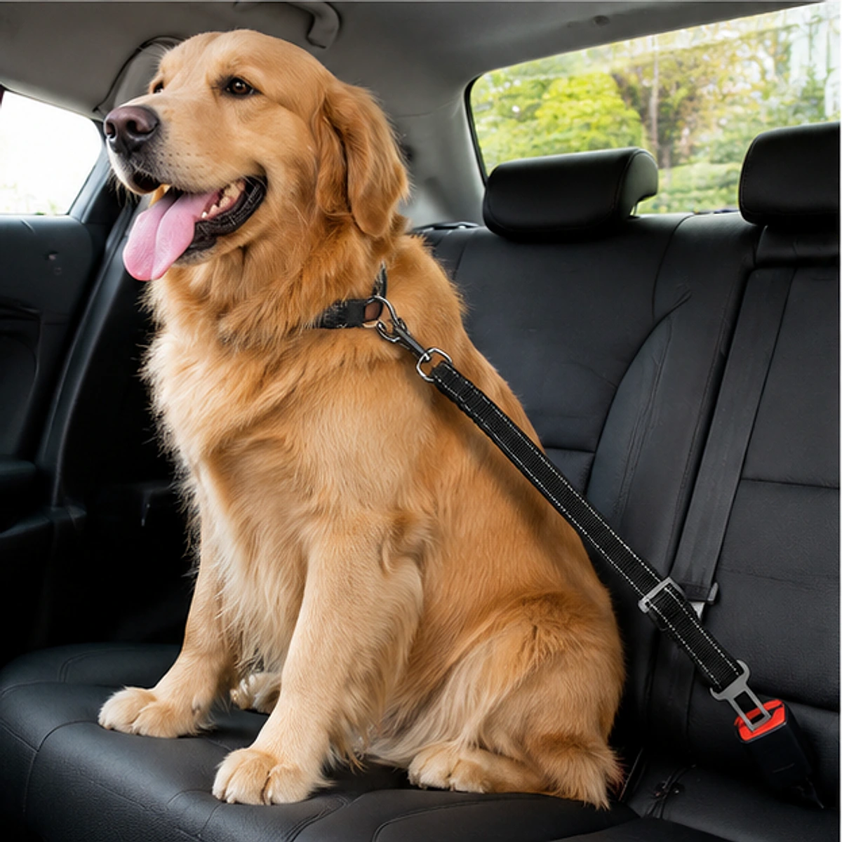 Adjustable Vehicle Seat Belt Tether usage