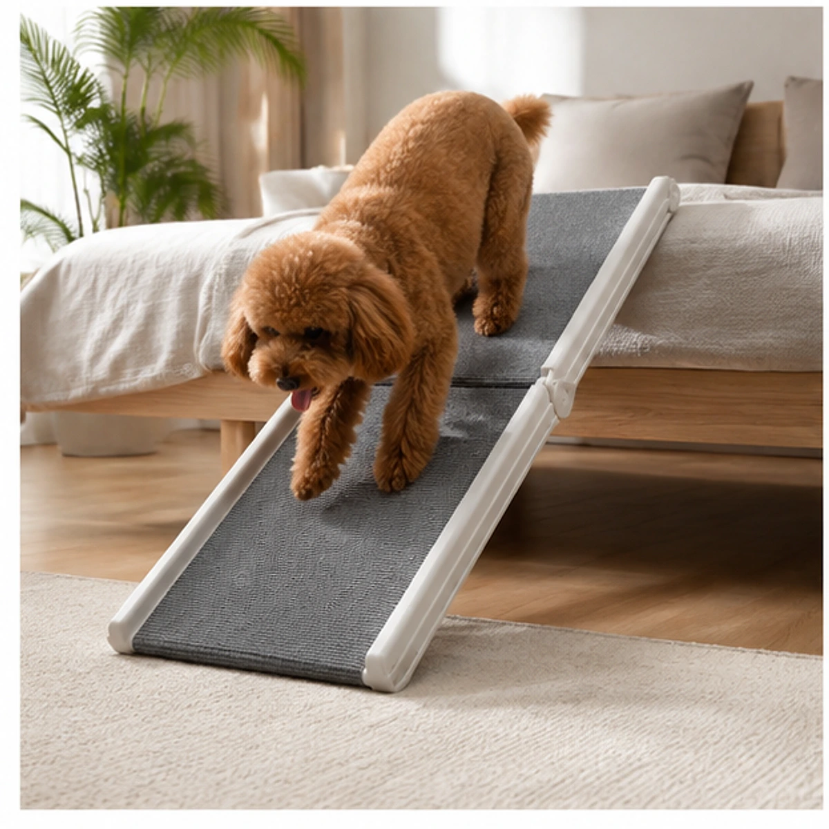 Foldable Pet Access Ramp usage