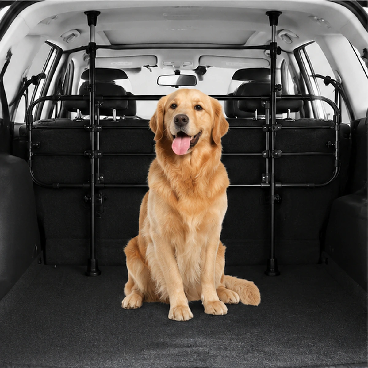 Adjustable Vehicle Pet Barrier usage
