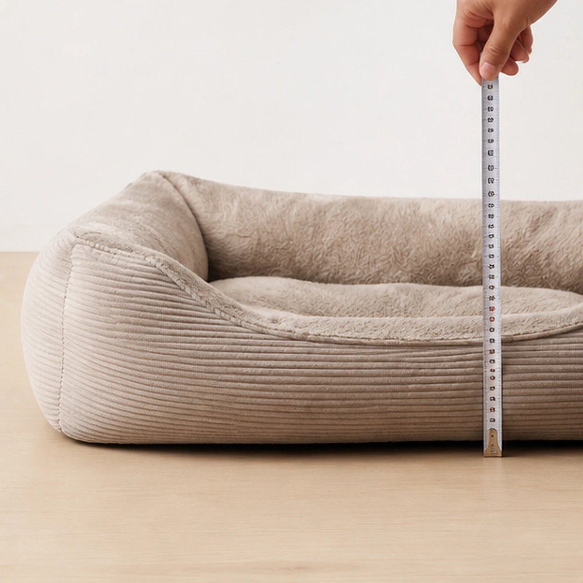 Pressure-Relief Bolster Pet Bed care
