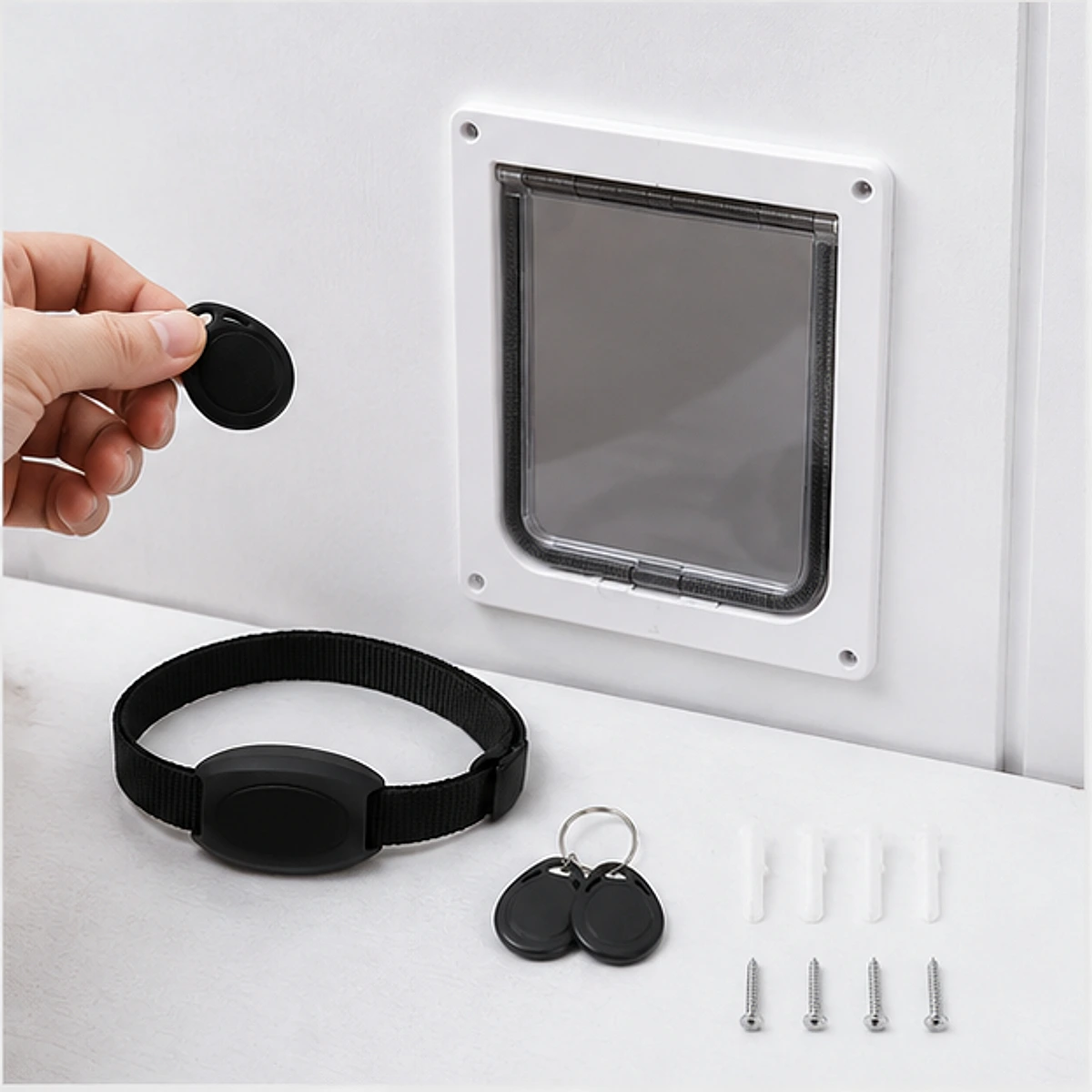RFID Pet Door Collar Key Set care