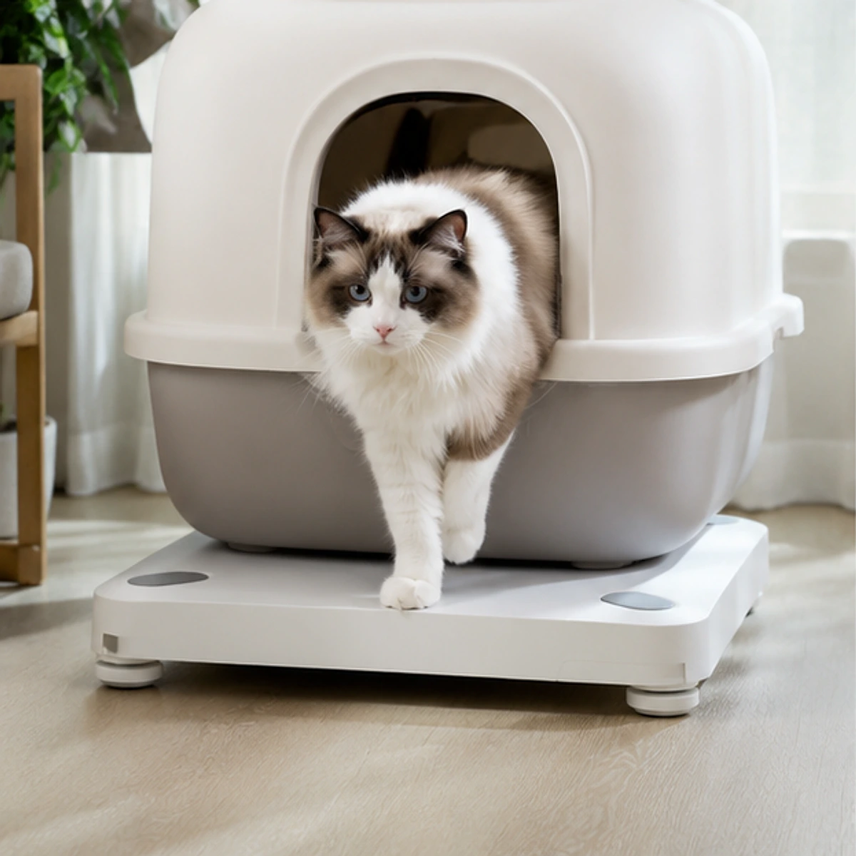 Litter Box Weight Sensor Platform usage