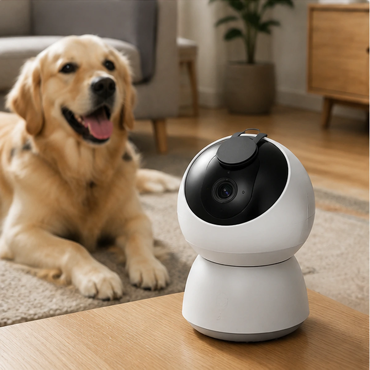 Pet Camera Privacy Cover usage