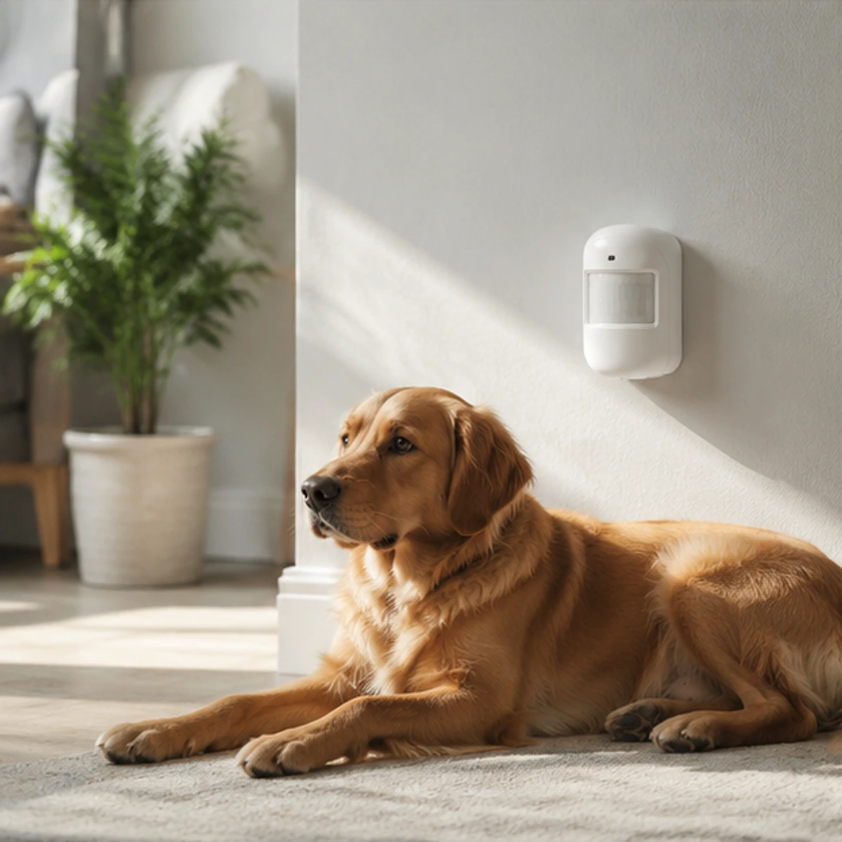 Pet-Calibrated Indoor Motion Sensor usage